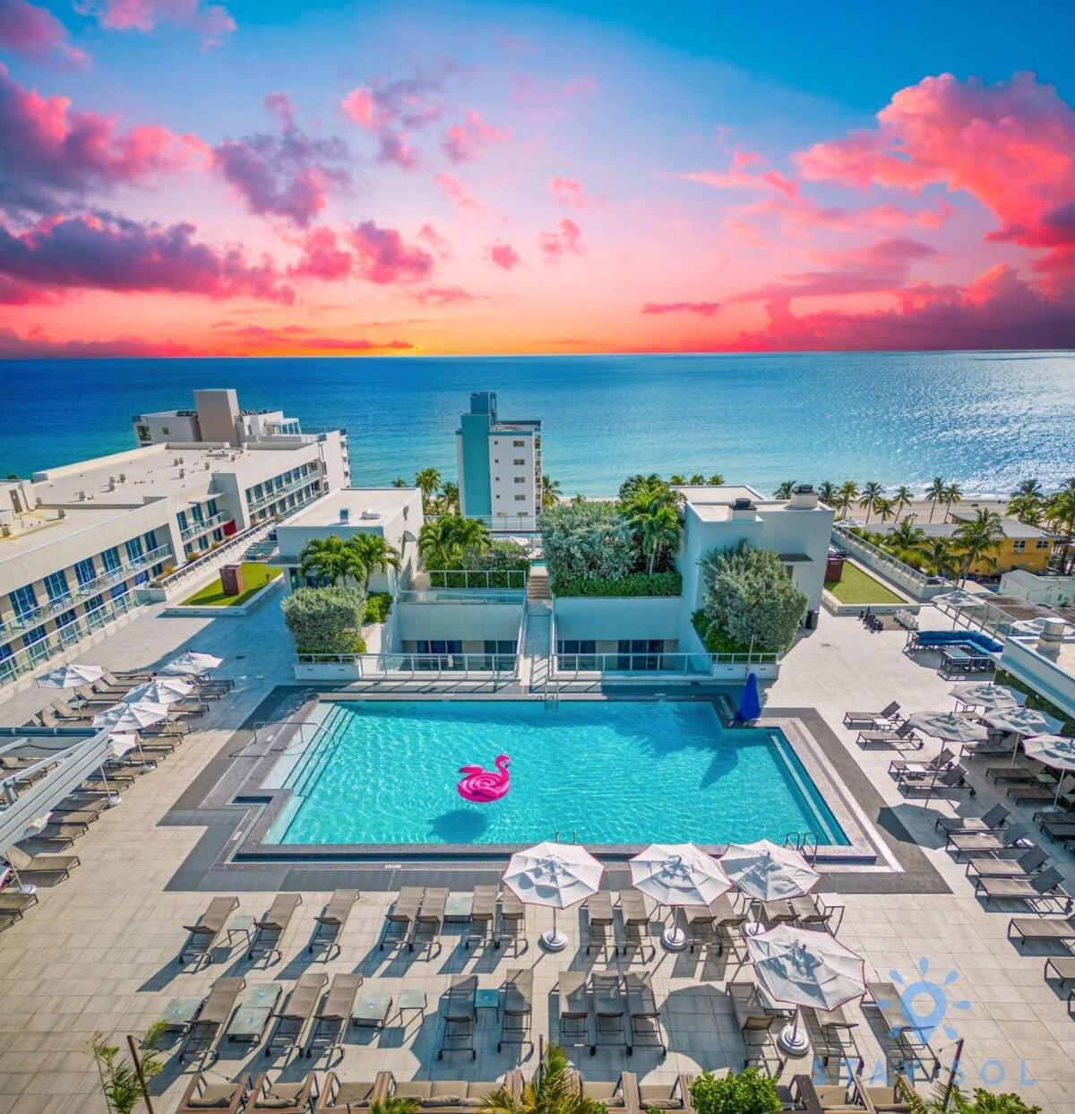 Lx Oasis Beachfront-Rt Infinity Pool Hollywood Dış mekan fotoğraf