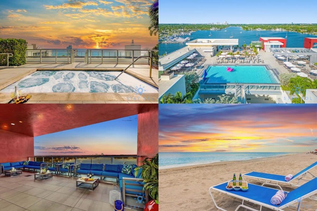 Lx Oasis Beachfront-Rt Infinity Pool Hollywood Dış mekan fotoğraf